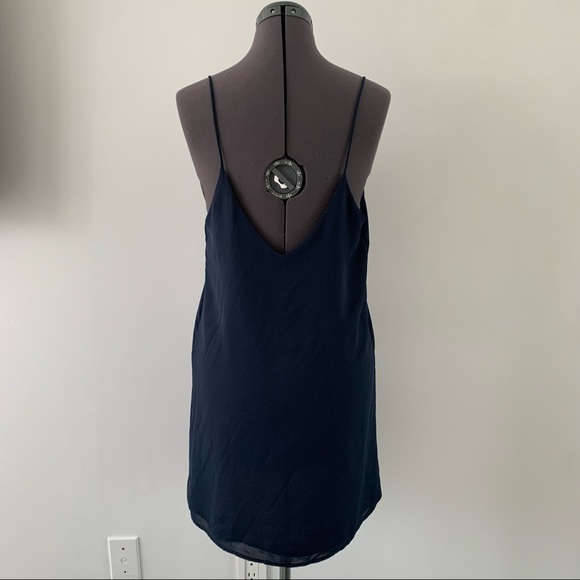 Navy Slip Dress - Picture 2 of 3